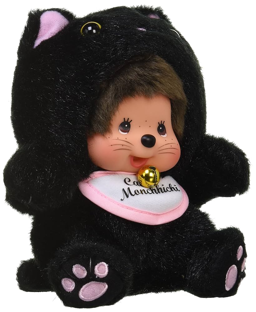 モンチッチ長靴ぬいぐるみ 約30cm Monchhichi/モンチッチ・ぬいぐるみ・全長19cm・Sサイズ・スタイ